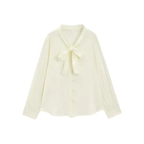 AIYIFU Абрикос Женские Рубашки