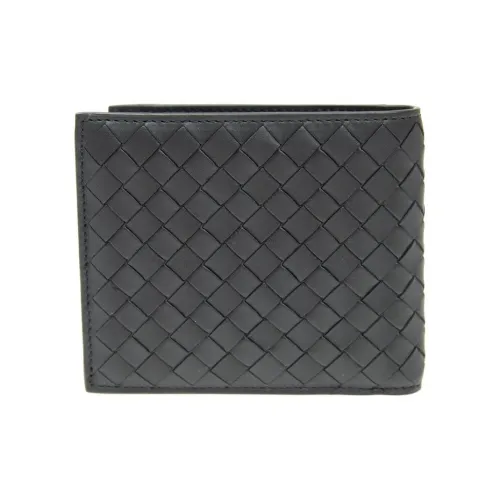 Bottega Veneta Телячья кожа Кошелек Средний Мужской Черный