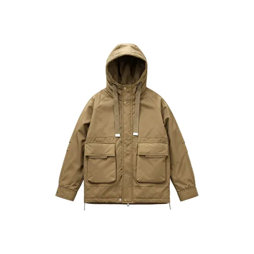 Guxiansen Зимний Cityboy OVERSIZE Куртка Пуховая куртка Свободный крой Большой размер Утолщенный Термический Ветрозащитный Мужской