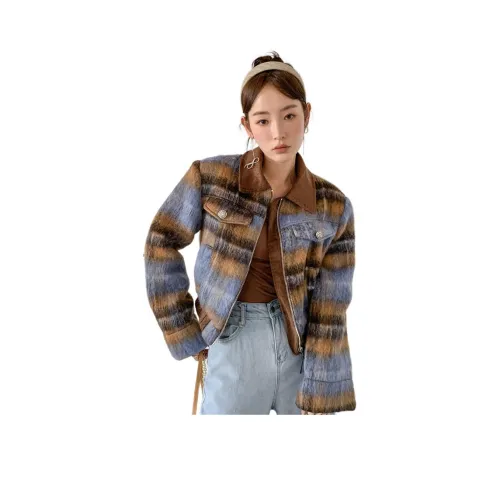 Dippanis Кофе Женские Короткие пальто