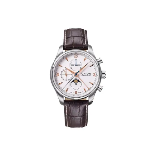 UNION GLASHUTTE SA Автоматический механический механизм Мужские часы Belisar Collection 44мм*15мм*15мм Белый