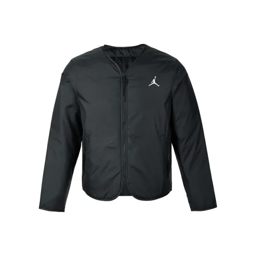 Джордан Хлопковый пуховик Мужской Черный