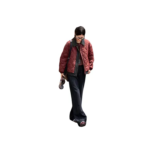 ZUOSAISI Анкора Красный Женские Пуховики