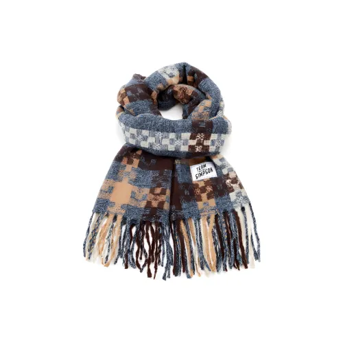 The Simpsons Полиэстеровые трикотажные шарфы Унисекс