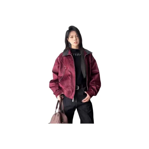 MUCCHIC Red Women's Jackets MUCCHIC Красный Женские Куртки