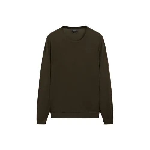 Massimo Dutti Темно-зеленый Мужской Трикотаж