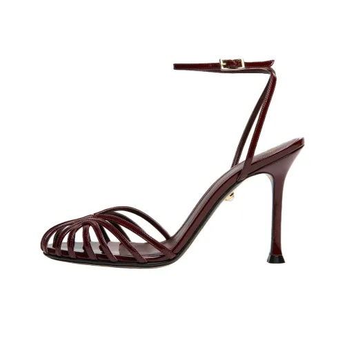 ALEVI Ally One Strap Sandals 9,5cm Women's Red ALEVI Ally One Ремешок Сандалии 9,5 см Женские Красные