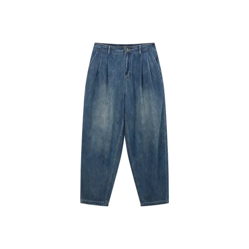 RIVER STONE Джинсы Унисекс Джинсовый Синий