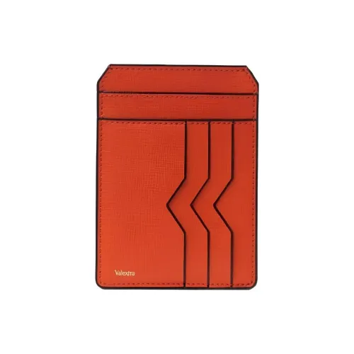 Valextra Коровья кожа Сумка для документов Картхолдер Унисекс Лобстер красный