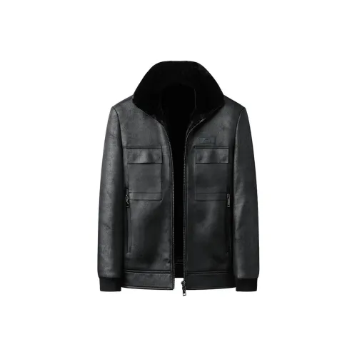 MH Мужские кожаные куртки