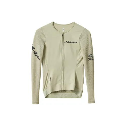 MAAP Длинный рукав Велосипедная одежда Женская Песочный Зеленый