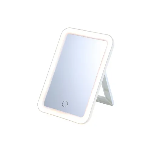 OMGD LED Зеркало для макияжа складное портативное стоячее настольное зеркало с встроенным освещением для использования в офисе