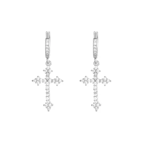 Ice Heart Rain Сплав Серьги-гвоздики Унисекс