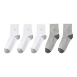 Белый 3 шт + Светло-серый 2 шт