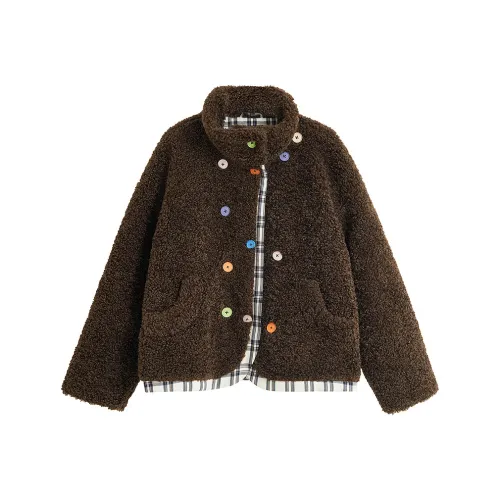 Inman Кофе Женские Бархатные Куртки