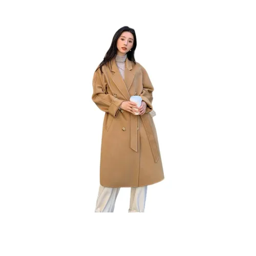 H YXIANG Оригинальное CAMEL Женское Пальто