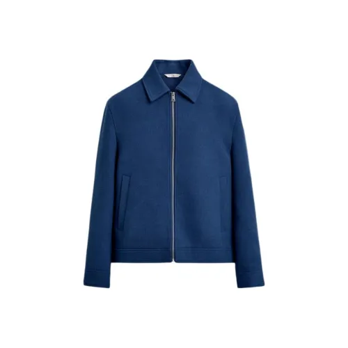 ZARA Темно-синий Мужские Куртки