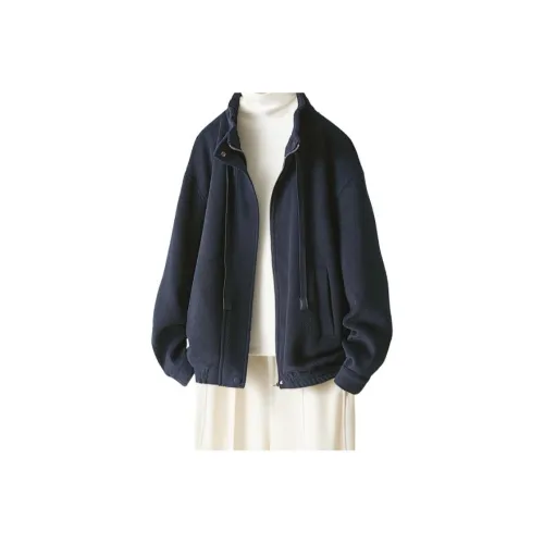 IHIMI Темно-синий женский короткий пальто