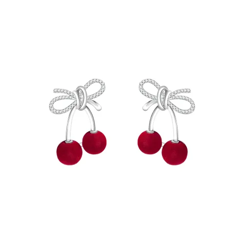 KEYS VIA Copper Alloy Stud Earrings Women's