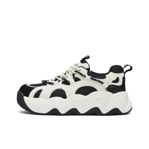 AGSDON Низкий топ обувь с толстой подошвой женская