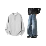 Белый, серый + средний синий, штаны