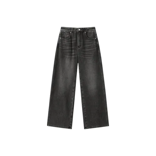 PEACEBIRD Denim Темно-серый Женские Джинсы