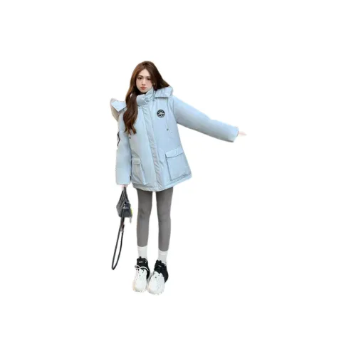 ZCDECO Светло-синий Женский пуховик