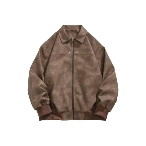 HAPG Темно-коричневый [Весенний Осенний Двойной Слой] Женская Куртка