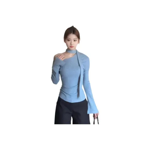 CASTLE WOODS Синий Женские T-рубашки