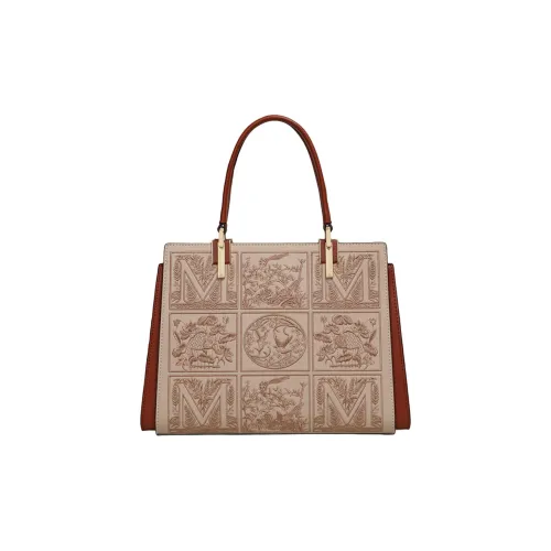 MILLIE'S Коровья кожа Сумка через плечо Женская Бежевый Абрикос