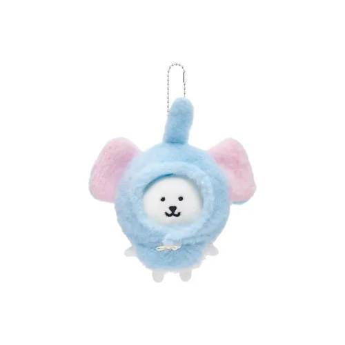 Дружба Cartoon Cute Смешной Медведь Костюм BLUE ELEPHANT Плюшевый Брелок 10 см Высота