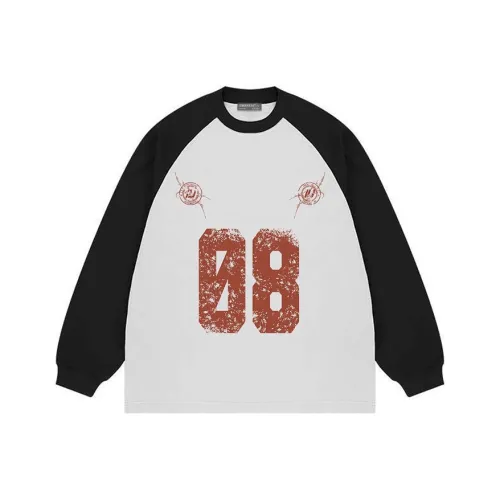 UMBNESS Длинный рукав Т-рубашка Унисекс