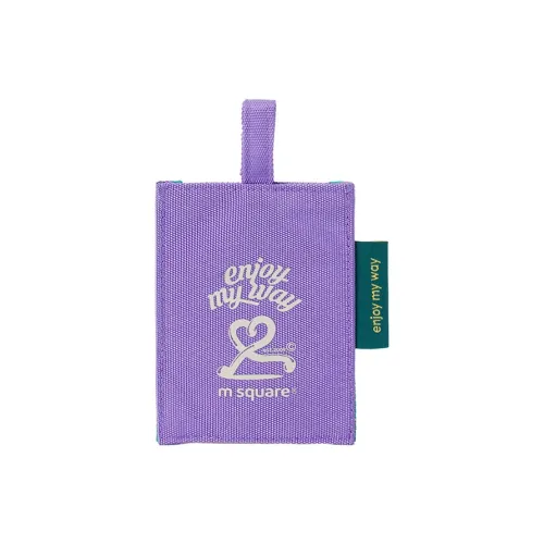 M SQUARE Полиэстер Картхолдер Стандартный Унисекс Фиолетовый