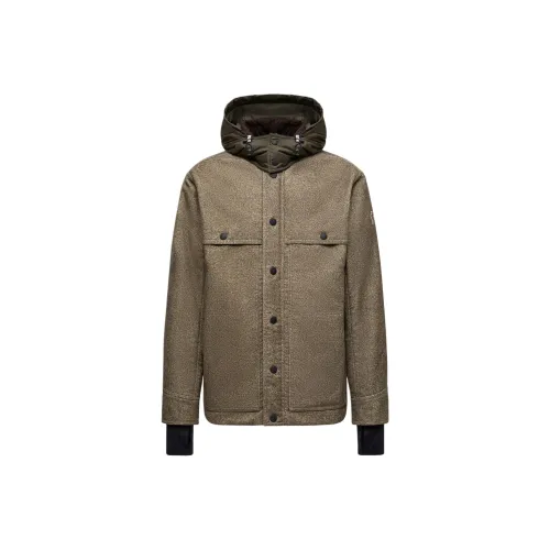 Moncler Grenoble Хлопок Молескин Короткий Пуховик Мужской