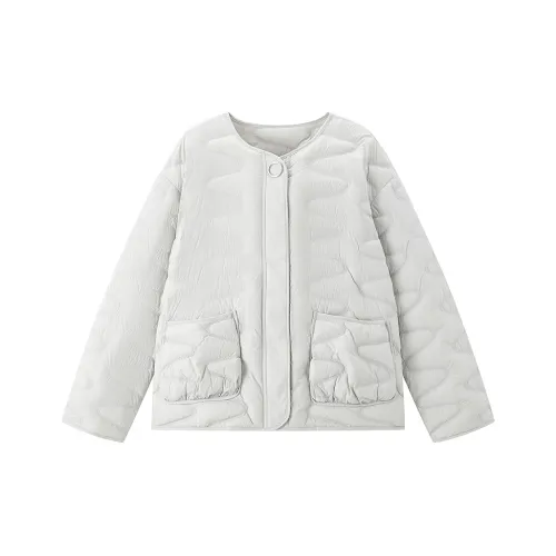 LEDIN Лунный Каменный Серый В наличии Женские Пуховые Куртки