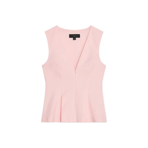 ZARA Светло-розовые Женские Майки