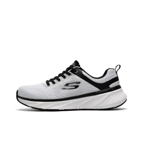 Skechers Edgeride Low Топ Повседневная обувь Мужская Черный Белый