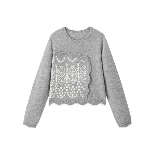 LEDIN Серебристо-серый в наличии Женская трикотажная одежда