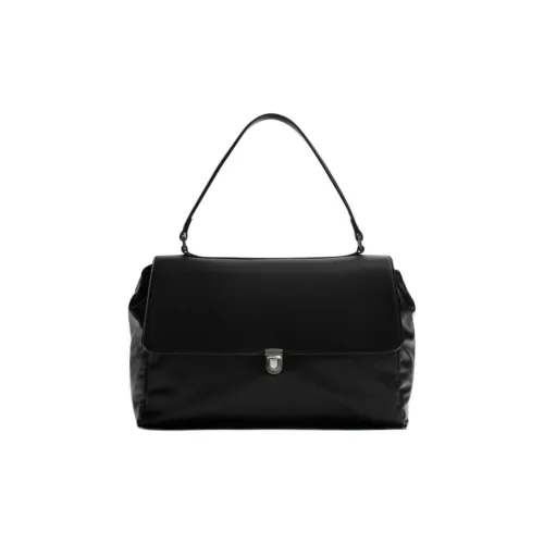 Сумка через плечо из полиуретана стандартная женская черная