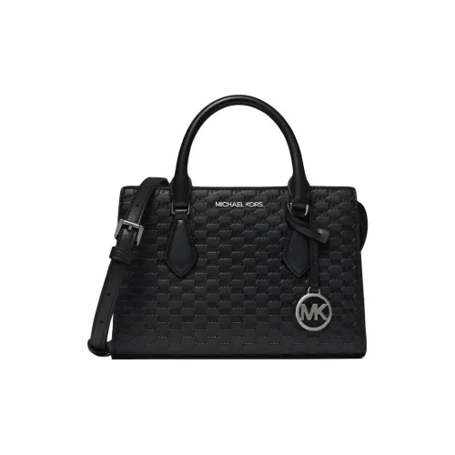 MICHAEL KORS SHEILA ПУ (полиуретан) Сумка-тоут Сумка для покупок Сумка через плечо Сумка Маленькая Женская Черная