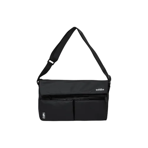 NBA Полиуретан ПУ (полиуретан) Композитная ткань Сумка через плечо Стандартная Унисекс Черный