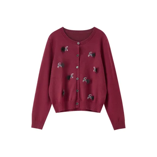 SENTUBILA Вишнево-красные Женские Свитера