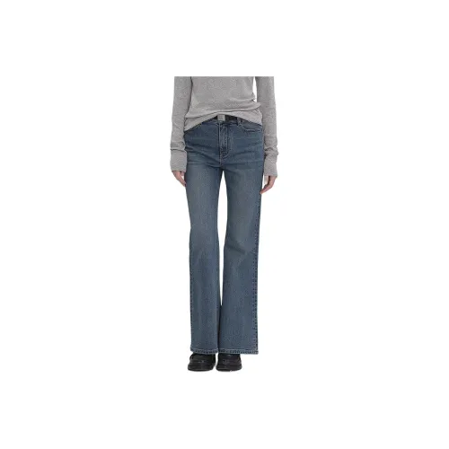 LEDIN Средний синий деним В наличии Женские Джинсы
