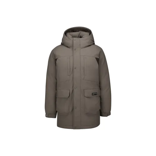 Skechers Железо Коричневый 05QR Унисекс Пуховики