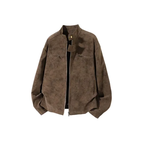 CUAVIO Куртка из ПУ (полиуретановой) кожи унисекс