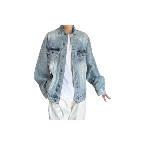 JNJK Синий Унисекс Джинсовые куртки