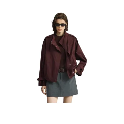 LILY Burgundy Women's Jackets Лилия Бургунди Женские Куртки