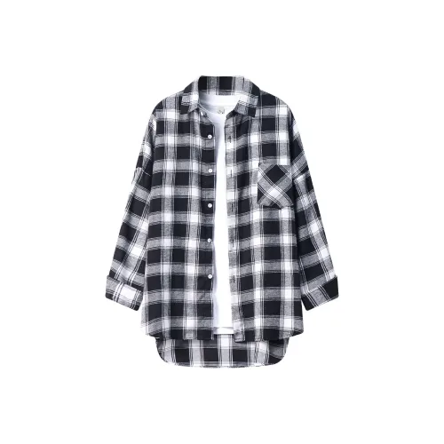 LUANBU Длинный рукав рубашка осенний и зимний корейский стиль модный универсальный топ пальто привлекательный базовый слой верхняя одежда унисекс