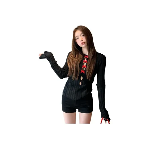 Dippanis Черный Женский Трикотаж