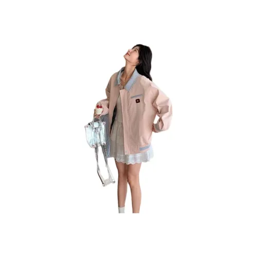 HAPG Розовый Женский Куртки